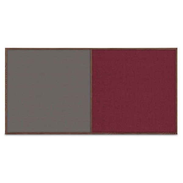 Enclosed Corkboard, 1 Door, 72"x48", 4" Fra